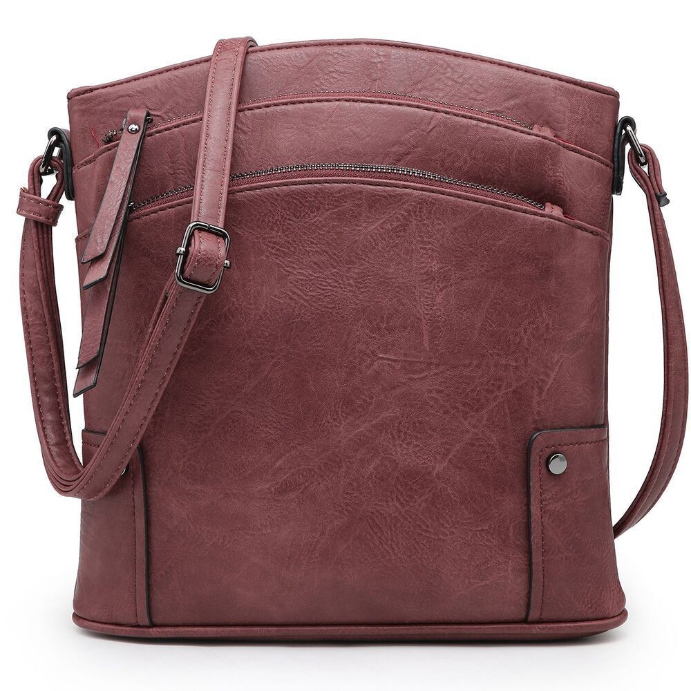 Dasein All-In-One Crossbody Anti-Theft Classic Messenger Bag , Purple, One Size